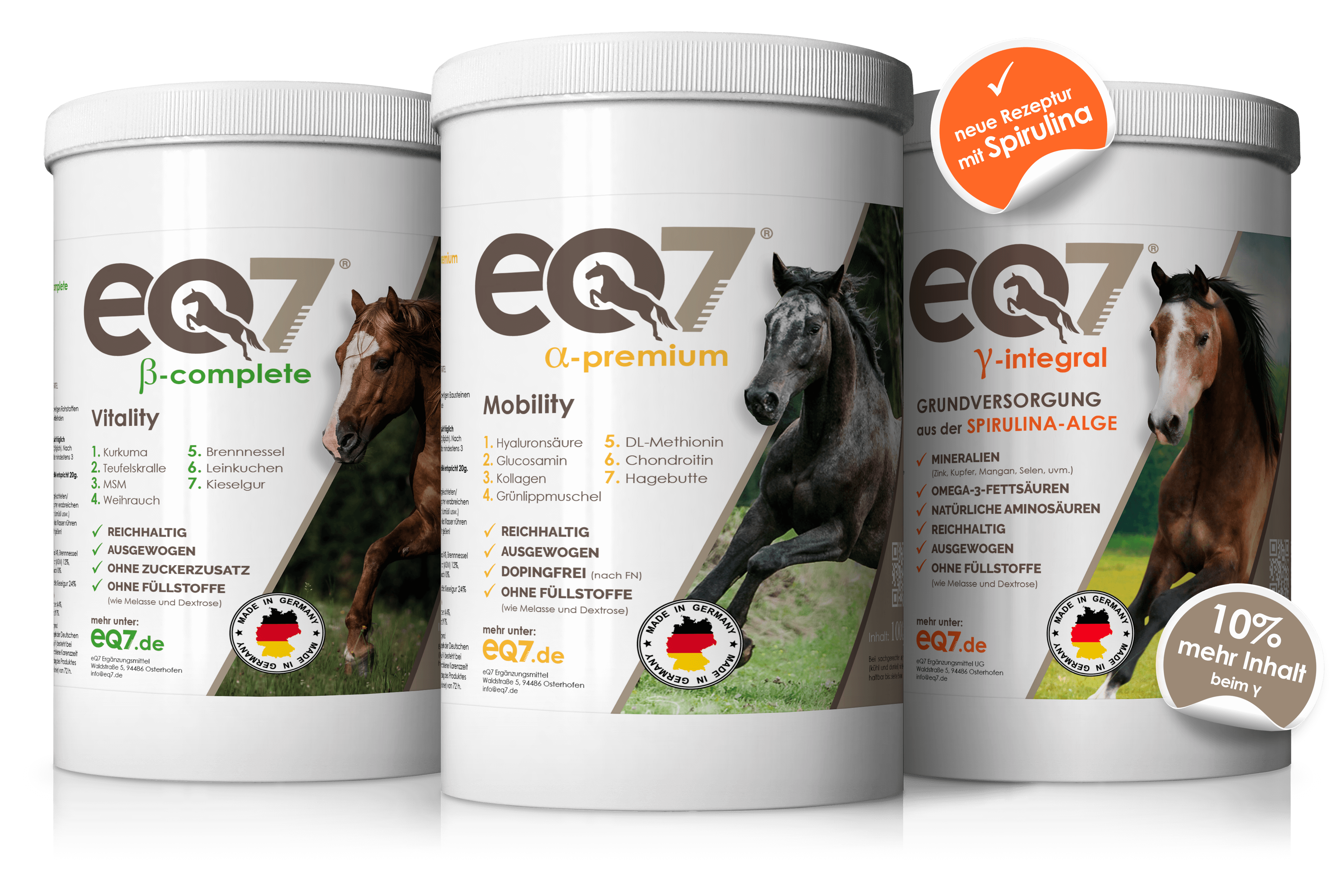 eQ7-Kombipaket alpha / beta / gamma