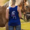 7P-Kollektion Tank Top Damen blau