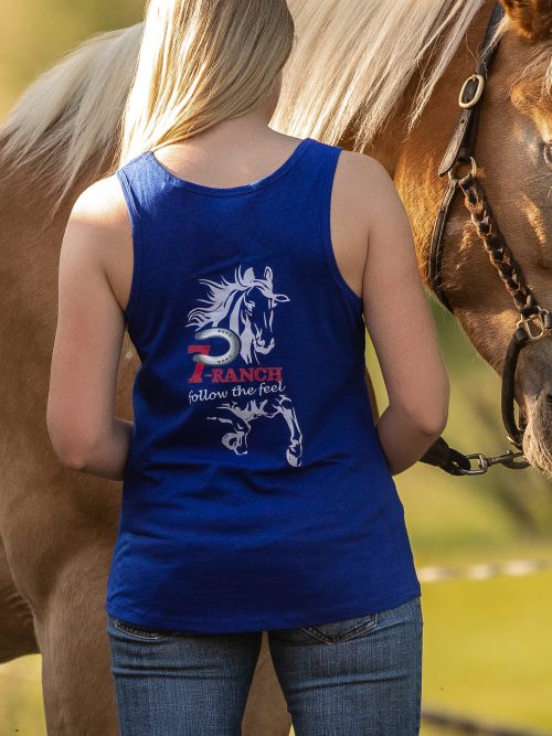 7P-Kollektion Tank Top Damen blau