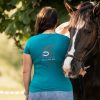 7P-Kollektion Rundhals-T-Shirt Damen Diva Blue – Bild 3
