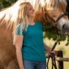 7P-Kollektion Rundhals-T-Shirt Damen Diva Blue – Bild 2