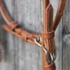 Roping Headstall Kopfstück helles Leder – Bild 3