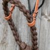 Kopfstück Loping Hackamore einseitig verstellbar helles Leder – Bild 3