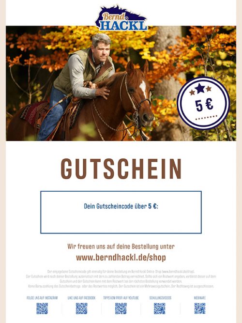 Einkaufsgutschein Online-Shop Wert 5 €