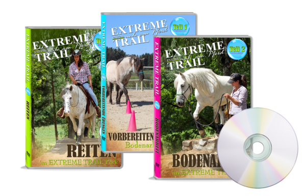 SET Teile 1 + 2 + 3: Vorbereitende Übungen & Bodenarbeit & Reiten EXTREME TRAIL Park