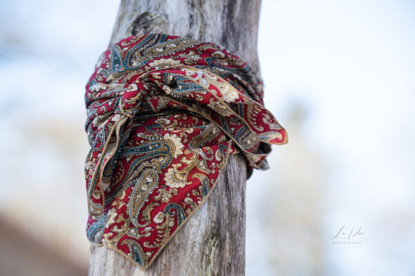 Halstuch / Wild Rag - Red Paisley – Bild 2