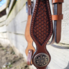 Kopfstück Tooled - Fut. Stirnband, dunkles Leder, beidseitig verstellbar – Bild 2