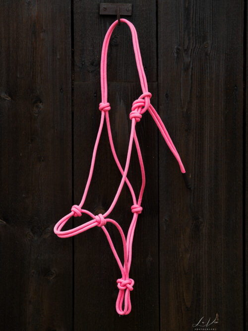 Knotenhalfter 7P-Ranch-Brand / Standardgröße / Stiff / pink