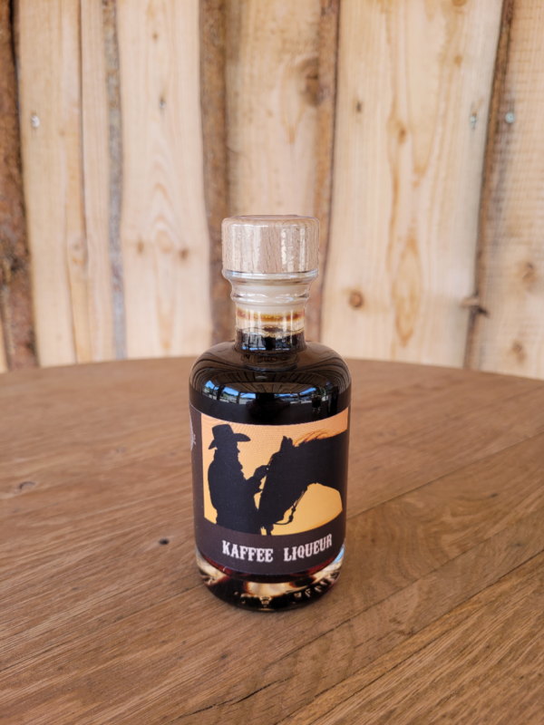 Ranchbox 7P-CoffeTime: Kaffee Liqueur + Kaffee-Sahne Liqueur + 2 Stamperl + Holzbox – Bild 5