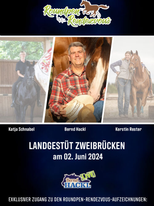 Roundpen Rendezvous Landesgestüt Zweibrücken 2024: Bernd Hackl (Aufzeichnung/Online-Streaming)
