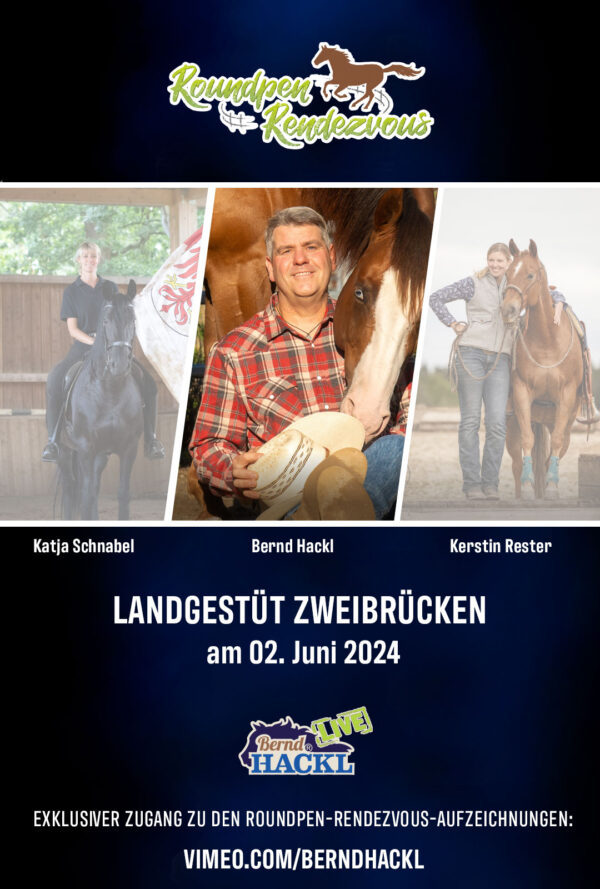 Roundpen Rendezvous Landesgestüt Zweibrücken 2024: Bernd Hackl (Aufzeichnung/Online-Streaming)