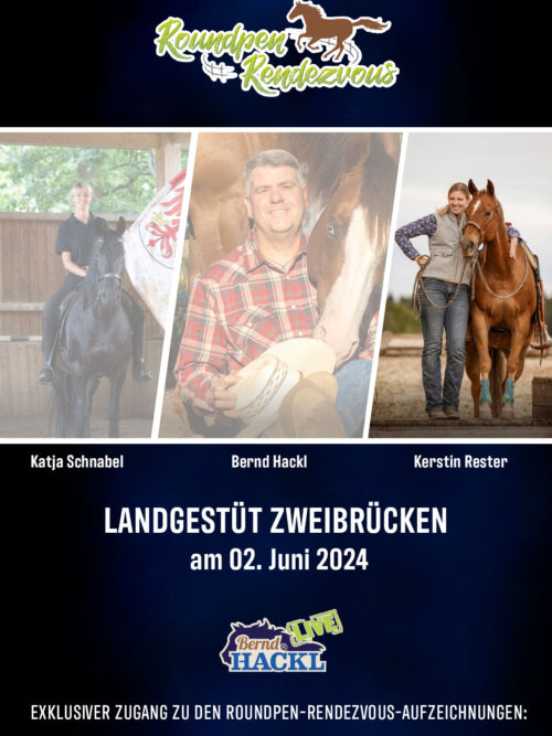 Roundpen Rendezvous Landesgestüt Zweibrücken 2024: Kerstin Rester (Aufzeichnung/Online-Streaming)