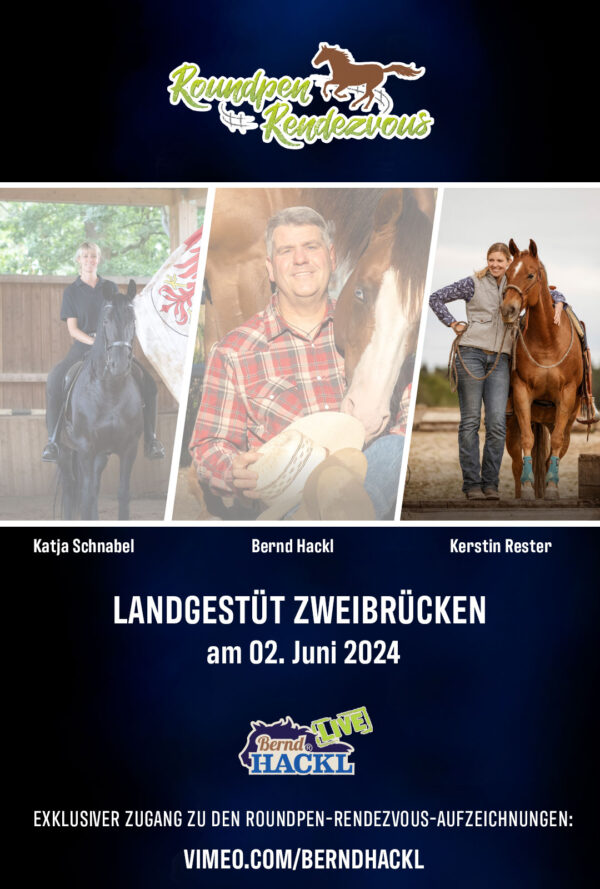 Roundpen Rendezvous Landesgestüt Zweibrücken 2024: Kerstin Rester (Aufzeichnung/Online-Streaming)