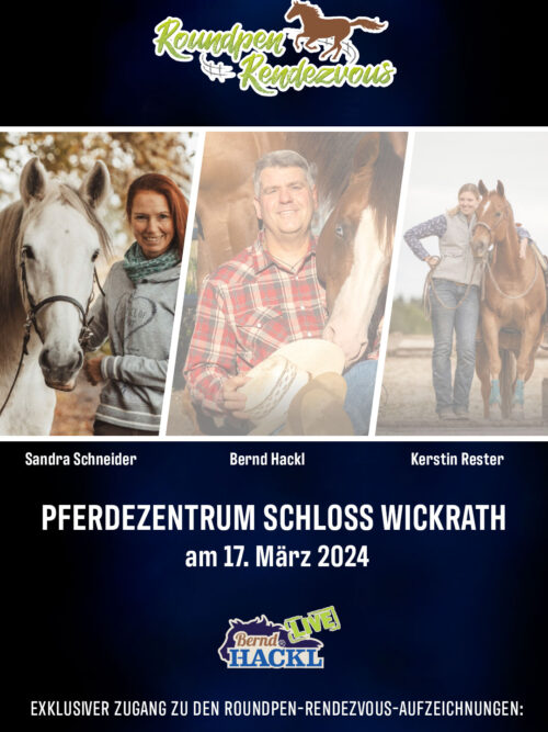 Roundpen Rendezvous Schloss Wickrath 2024: Sandra Schneider (Aufzeichnung/Online-Streaming)