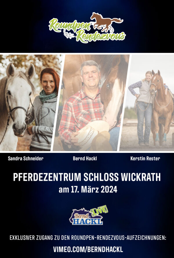 Roundpen Rendezvous Schloss Wickrath 2024: Sandra Schneider (Aufzeichnung/Online-Streaming)